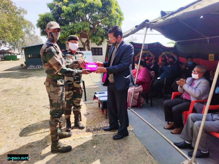  Assam Rifles interacts with ex-servicemen on 27 March 2021 