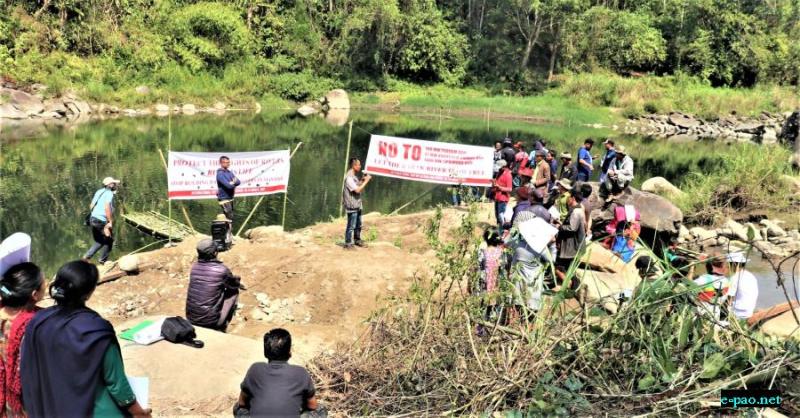  Stop Building Dams in Manipur - Let the Rivers Flow free - River Day 2021 at Nheng (Langpram) Village, Manipur