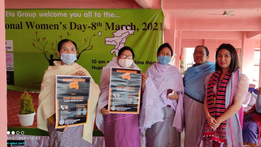 Legal Awareness Programme at Ema Keithel, Imphal as observance of International Women's Day :: 8th March, 2021
