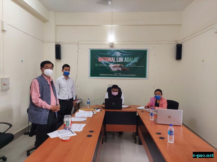  First National Lok Adalat at various places in Manipur on 10th April, 2021   