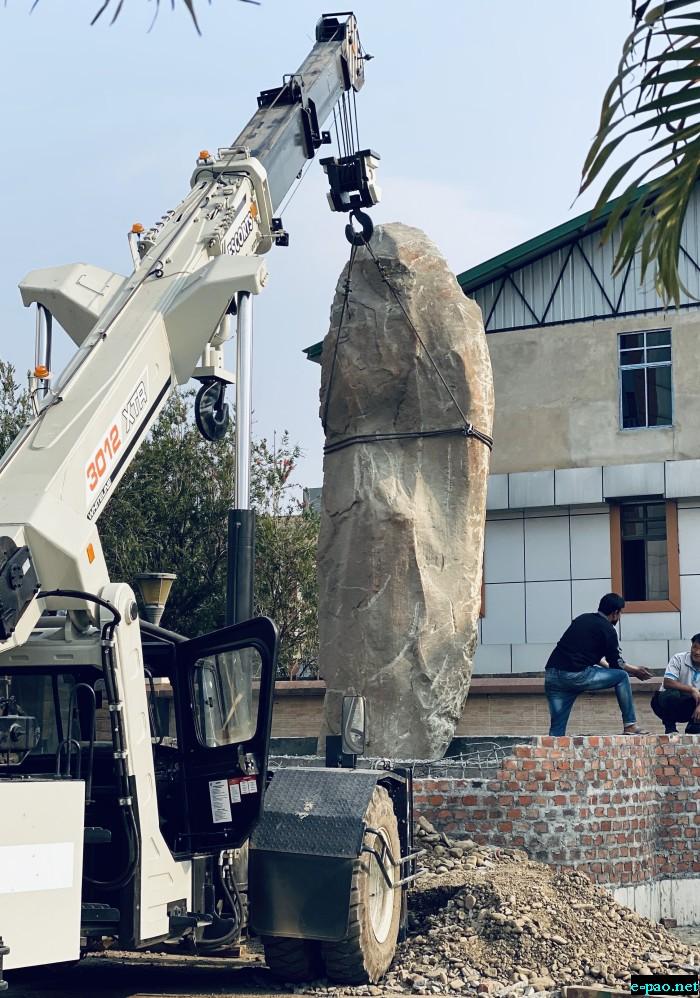  Giant monolith to be unveiled on Manipuri cinema Golden Jubilee celebration  
