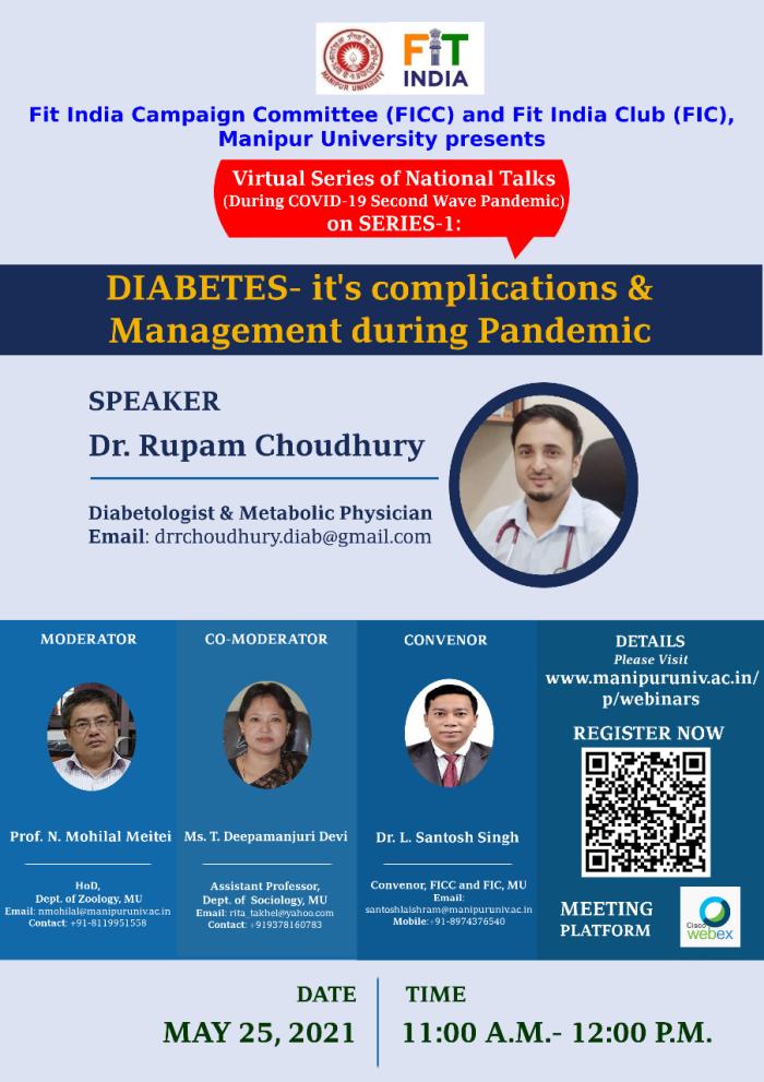  Virtual Series of National Talks : Diabetes 