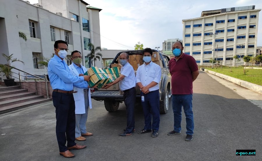 Distribution of essential life saving supplies to hospitals in Manipur :: May 15 2021