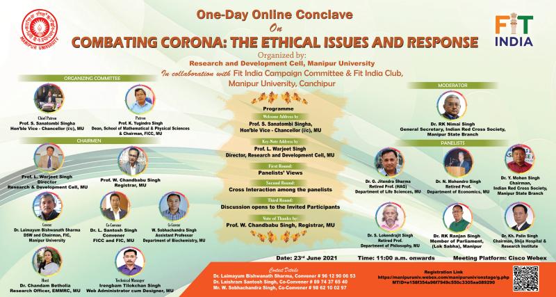  One-day Online Conclave on Combating Corona 