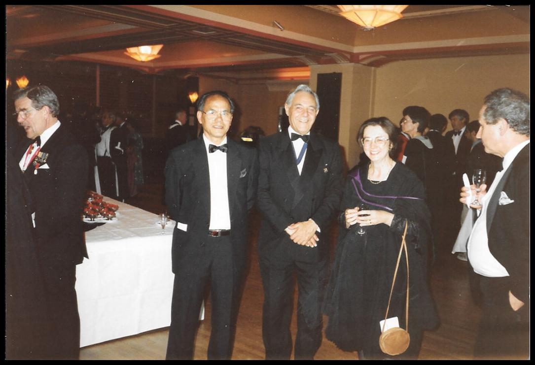  BMA Annual Conference in Bournemouth 1989. Author (2nd from left) with Chairman Dr John Marks & wife 