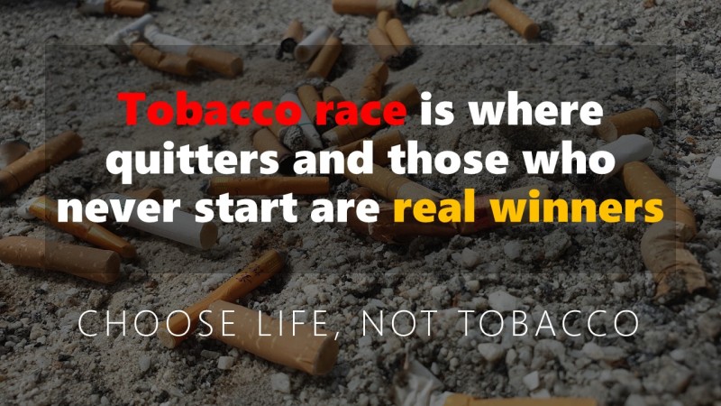  Tobacco race: where quitters and non-runners are the real winners 