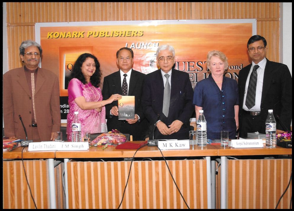  My Book [Quest Beyond Religion] Launch at India International Centre, New Delhi. Nov 28 2005. 