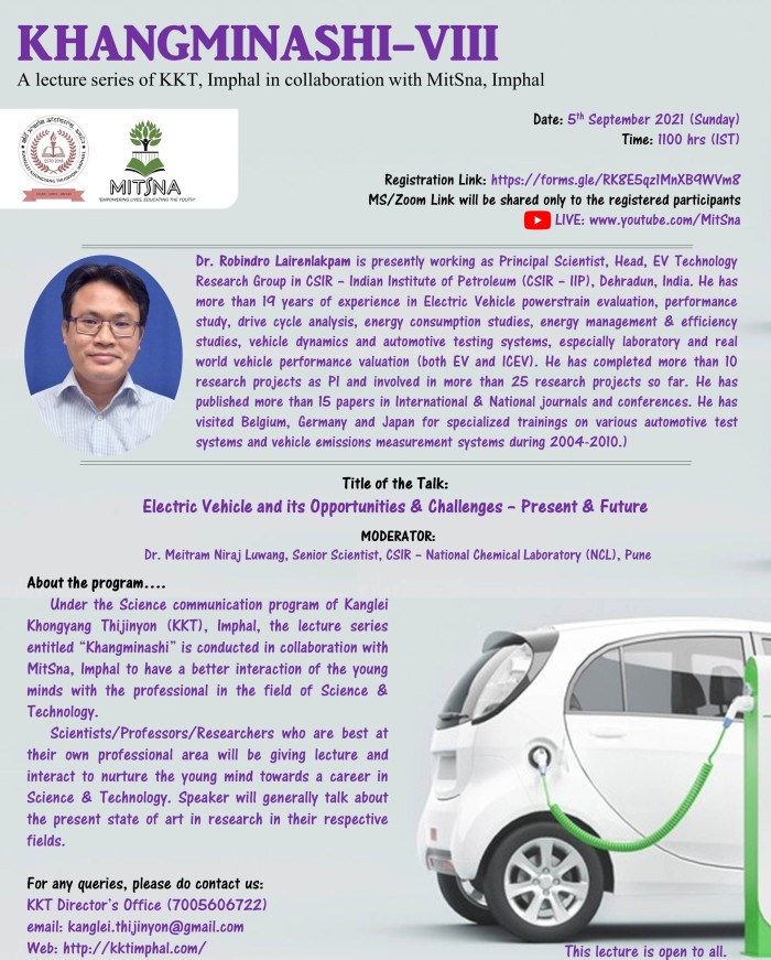  Khangminashi VIII : Electric Vehicle : Opportunities & Challenges 