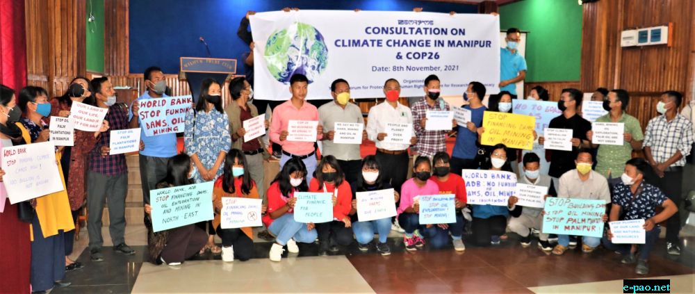   Consultation on Climate Change in Manipur in Context of COP 26  