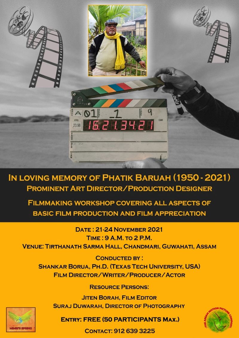  Free Filmmaking Workshop at Guwahati 