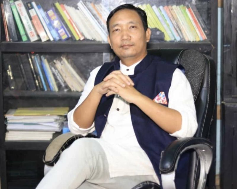  Dr George T Haokip - an intending candidate for 59-Saikot Constituency