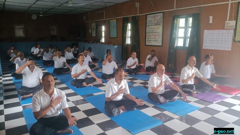 8th International Yoga Day at44 Assam Rifles 