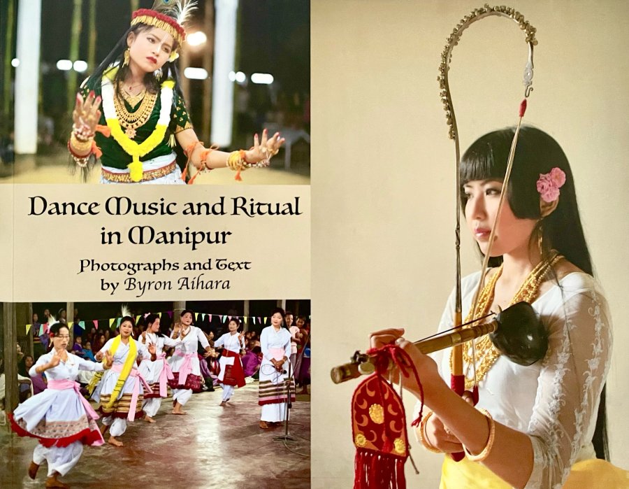  Book cover of 'Dance Music and Ritual in Manipur' by Byron Aihara 