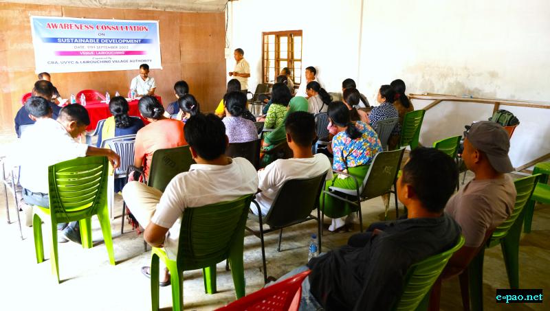  Consultation on Sustainable Development at Lairouching Village, Senapati 