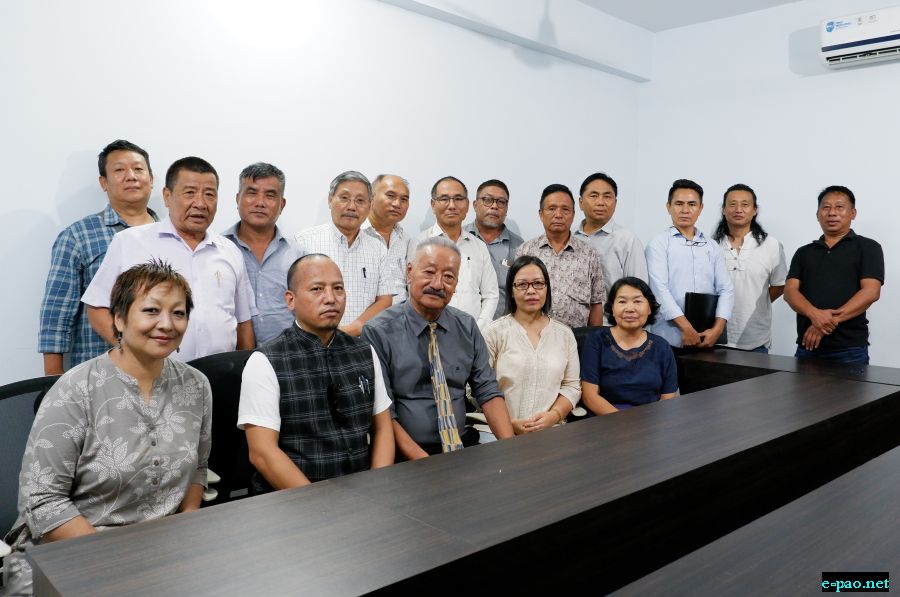  Leaders of the NNPGs and NSCN/GPRN with members of the Forum for Naga Reconciliation led by its Convenor, Rev. Dr. Wati Aier are seen in this photograph after the meeting on September 14, 2022.  