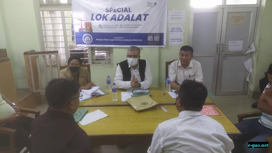  Special Lok Adalat for Imphal East, Imphal West & Bishnupur 