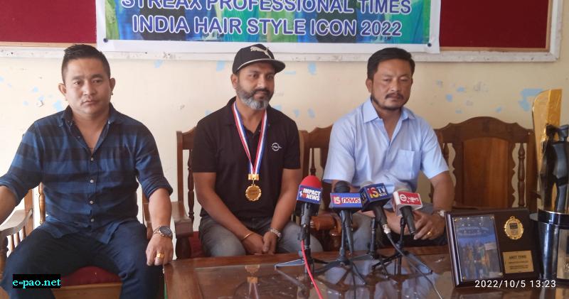  Amit Tonk wins Indian hair style icon 2022 