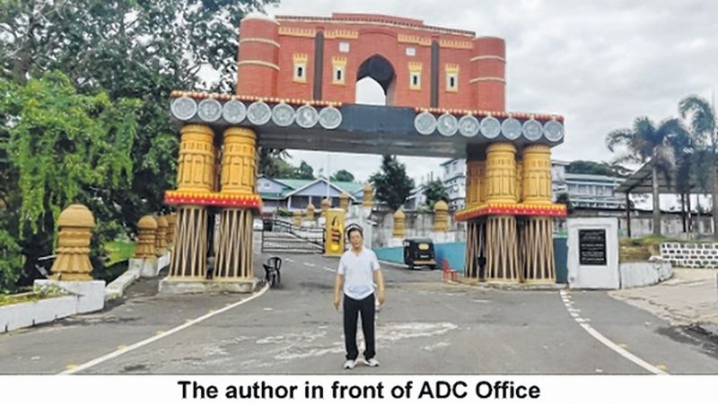  The author in front of ADC office 
