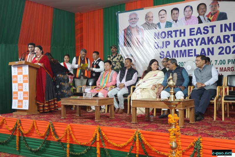  North East Cell, BJP, Delhi Pradesh organized North East India BJP Karyakartas Sammelan 2022 