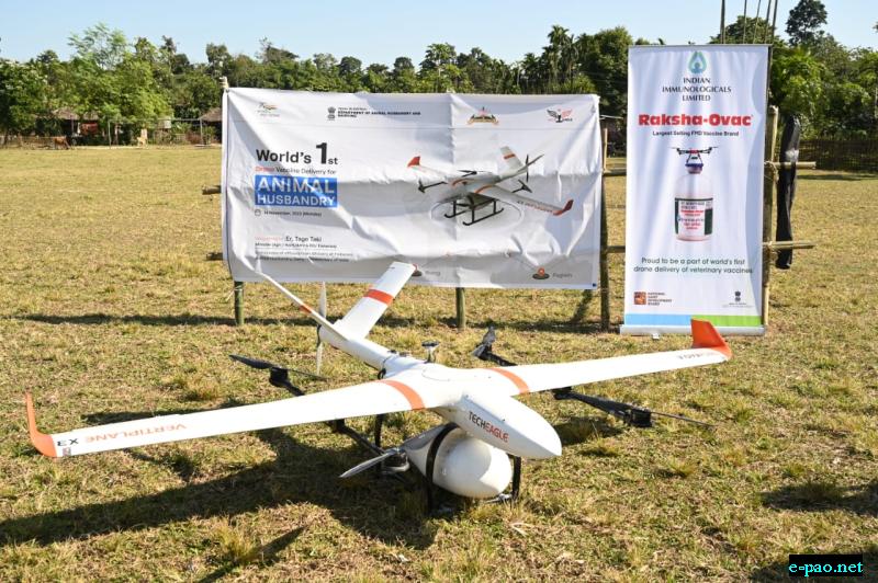  FMD Vaccine to be transported through Drones in Arunachal  