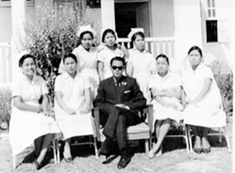  With Nurses at Churachandpur District Hospital. On my right, Staff Nurse Chingnu and Left, Staff Nurse Mannu.
 