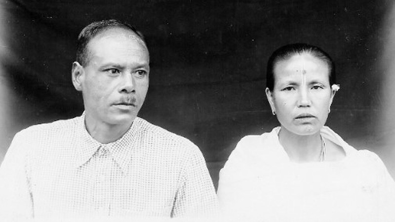  My father Irengbam Gulamjat Singh and mother Irengbam Mani Devi, 1950 