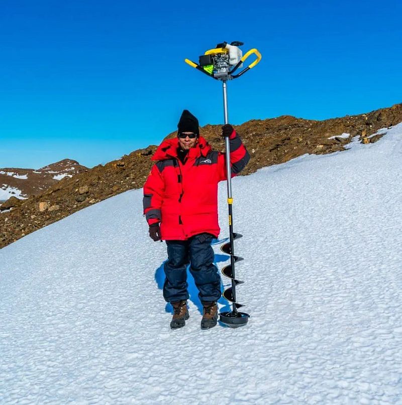  Huidrom Nageshwar Singh, Meteorologist  at Antarctica    