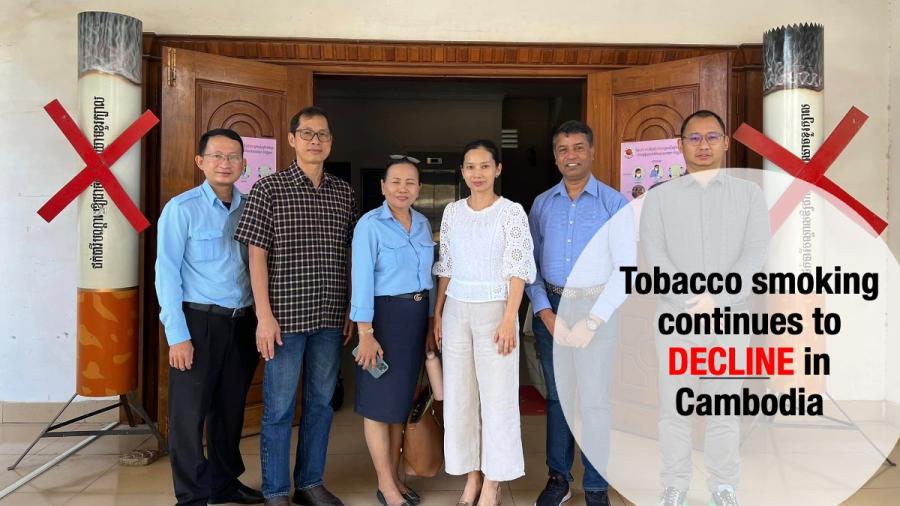   Smoking rates decline in Cambodia but challenges remain to #endTobacco   