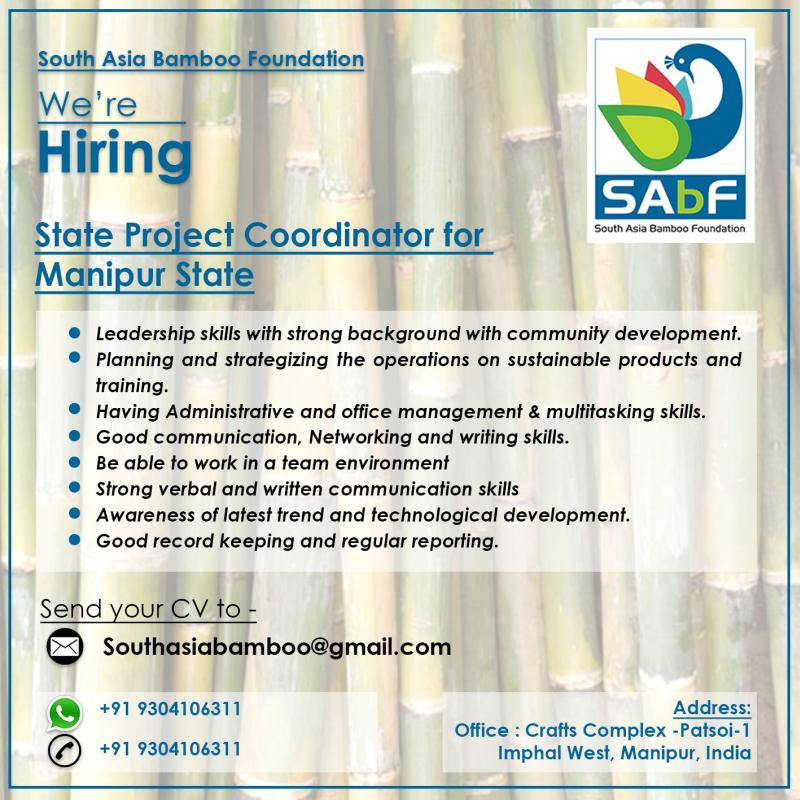  State Project Co-ordinator for Manipur 