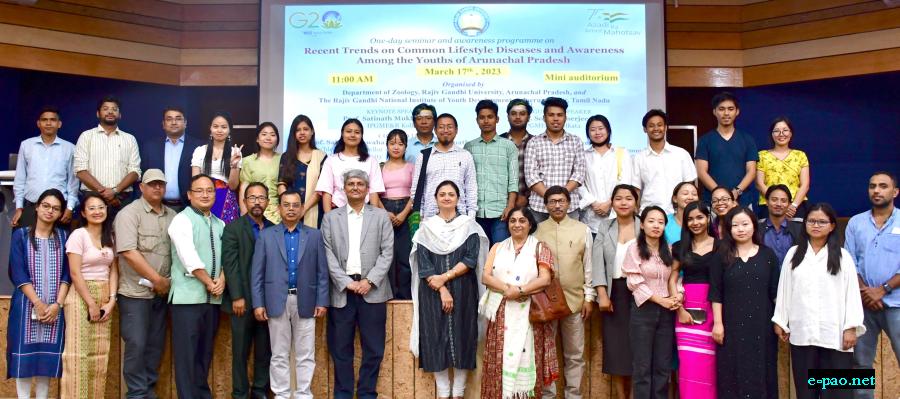  Awareness about lifestyle diseases amongst the youths of Arunachal Pradesh at Rajiv Gandhi University 