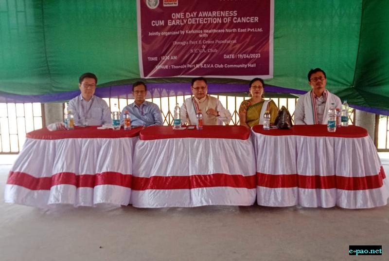  Cancer Awareness Program held at SEVA Club, Imphal East  