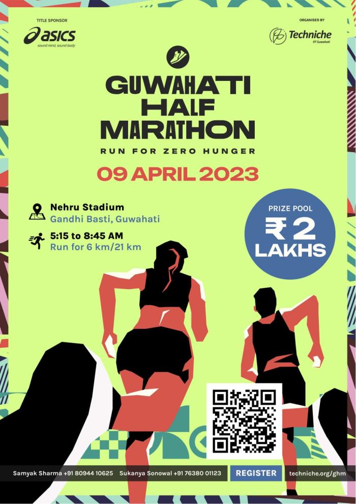   Guwahati Half Marathon : Run for Zero Hunger 