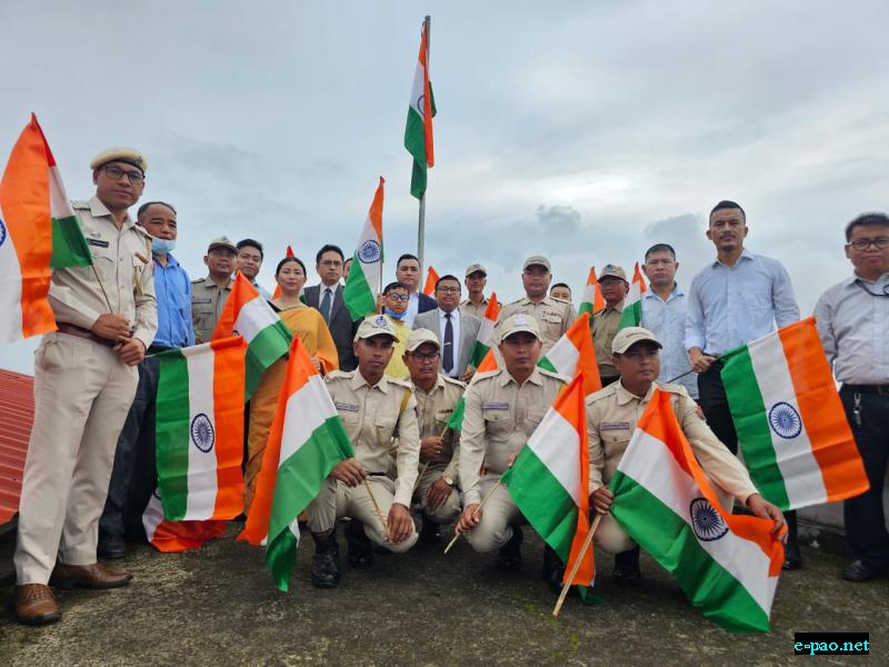  77th Independence Day celebrated at Lamphel Court 