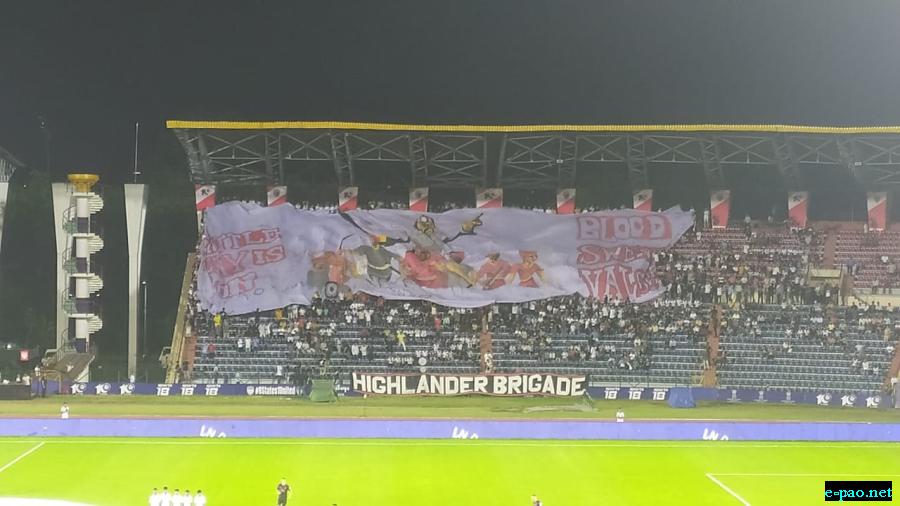  Handmade tifo unveiled during Northeast United game 
