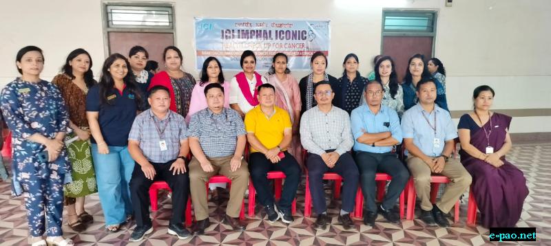  Cancer Screening Program held at Dharamshala, Thangal Bazar, Imphal West 