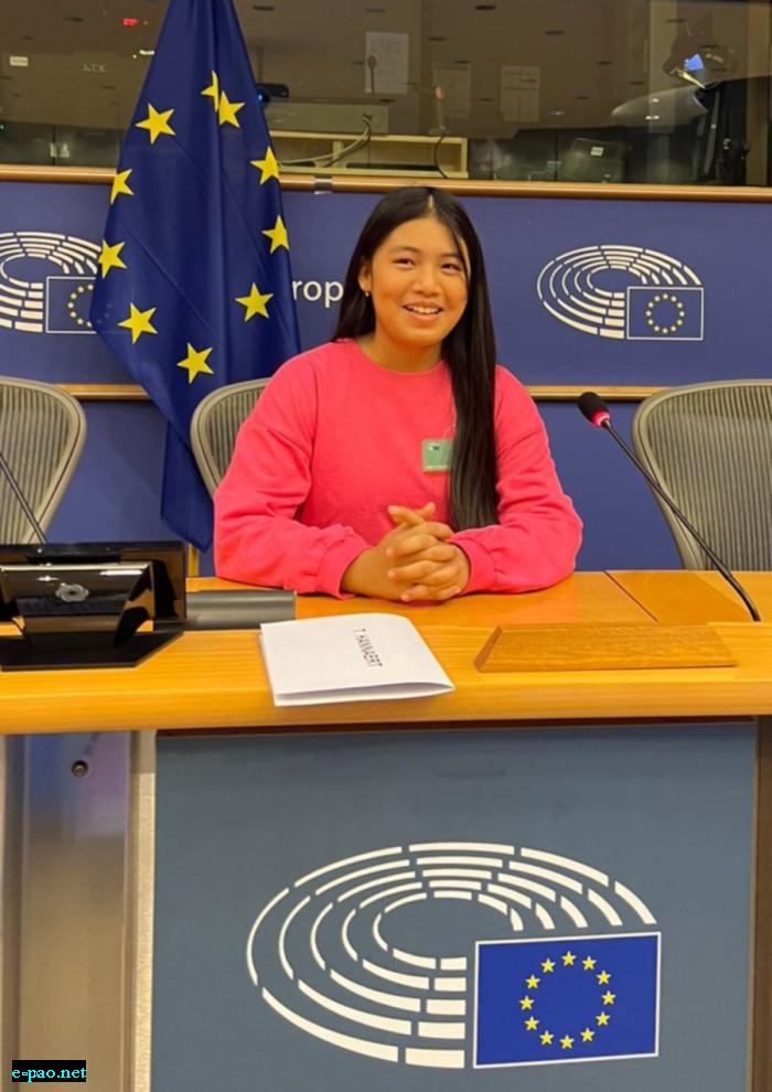  Licypriya Kangujam hold talks with European Parliament Members in Brussels on Manipur 