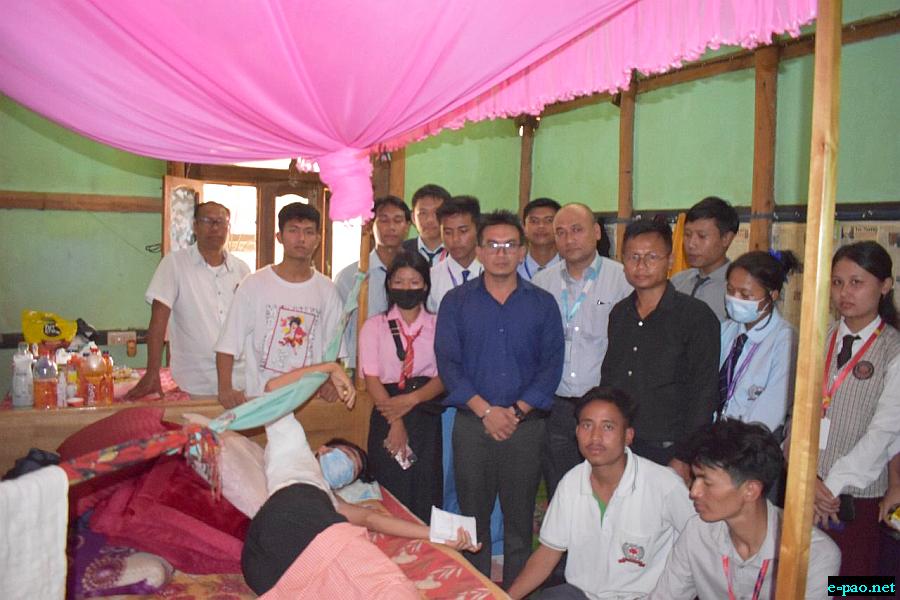  3 Kishan Loitongbam Help for injured students by students in Manipur 