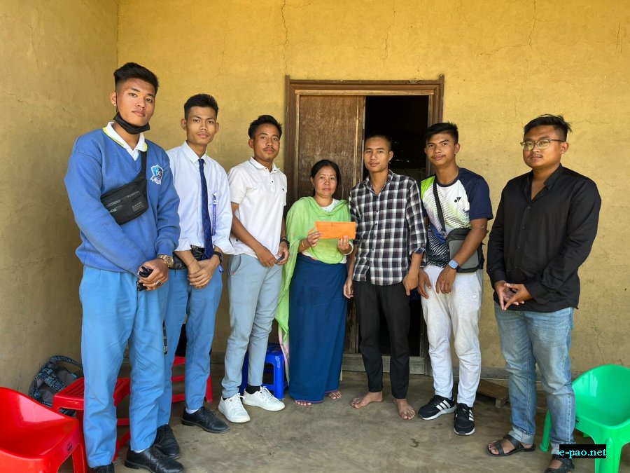  4 Lemenson Thokchom Help for injured students by students in Manipur 