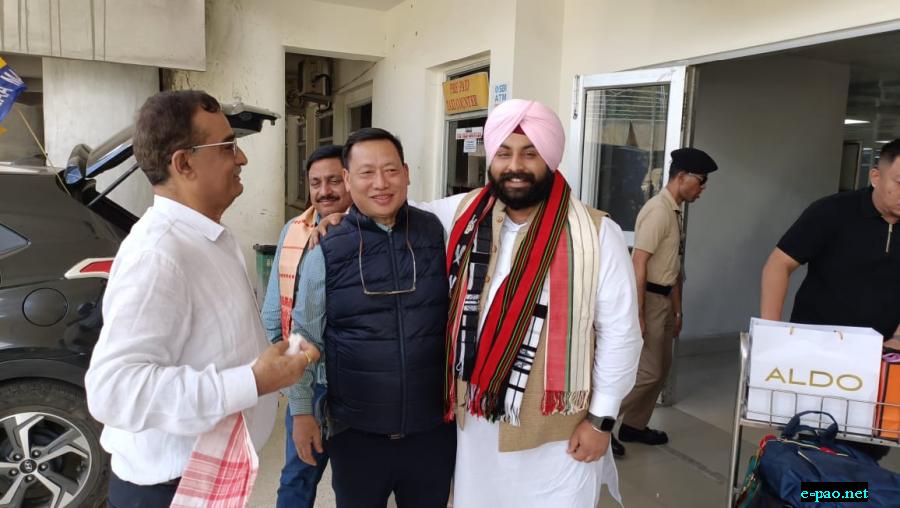  AAP leaders Asu Keyho (Nagaland and Punjab Minister Bains 