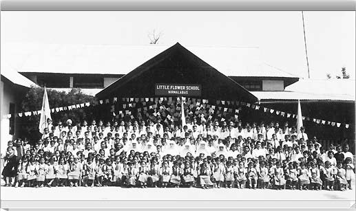 Little Flower School, then at Nirmalabas
