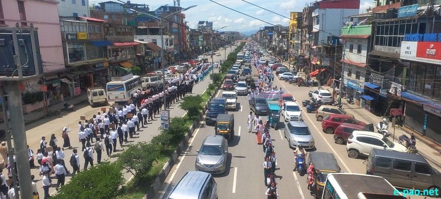 Athouba Pebam Chittaranjan : 21st Student Martyrdom Day - Silent Mass Rally :: 16th August 2025