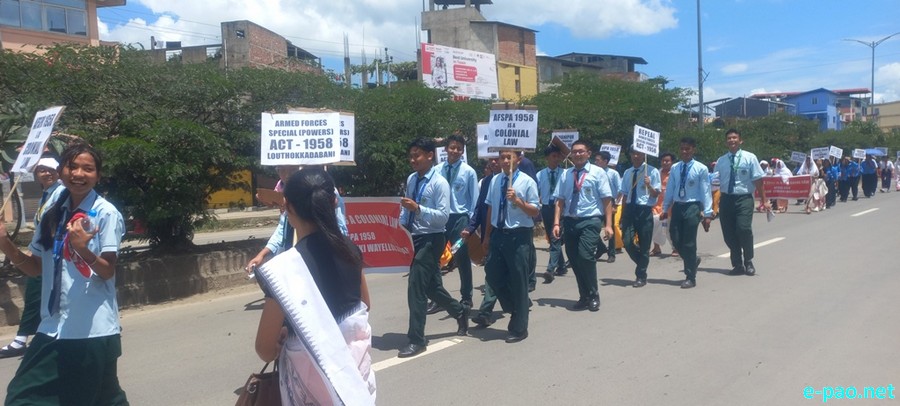 Athouba Pebam Chittaranjan : 21st Student Martyrdom Day - Silent Mass Rally :: 16th August 2025