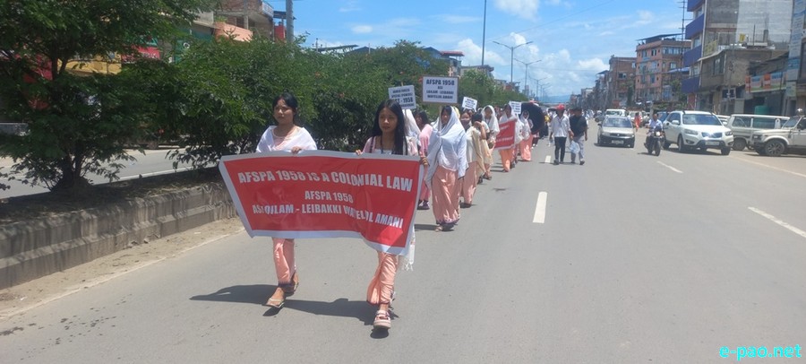 Athouba Pebam Chittaranjan : 21st Student Martyrdom Day - Silent Mass Rally :: 16th August 2025