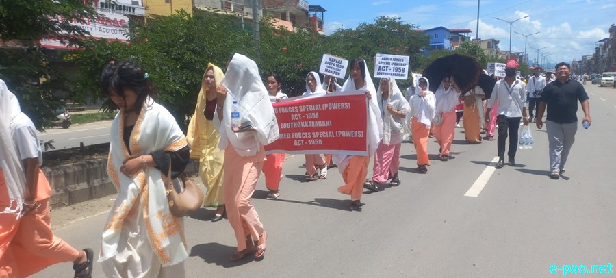 Athouba Pebam Chittaranjan : 21st Student Martyrdom Day - Silent Mass Rally :: 16th August 2025