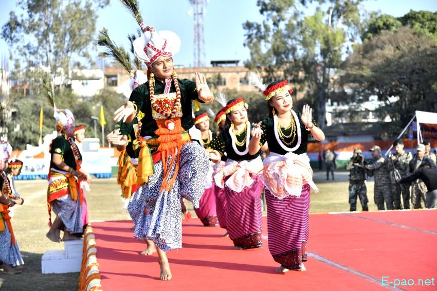Cultural Programme : Beating of the Retreat - 77th Indian Republic Day at Manipur Rifles, Imphal :: 27th January 2026