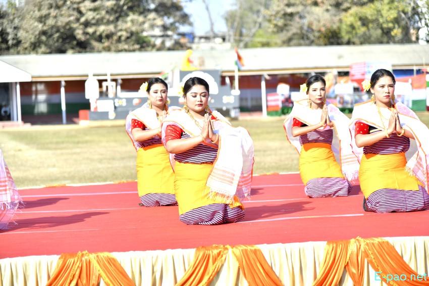 Cultural Programme : Beating of the Retreat - 77th Indian Republic Day at Manipur Rifles, Imphal :: 27th January 2026
