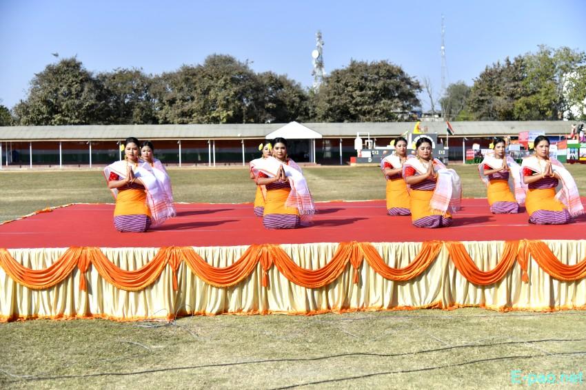 Cultural Programme : Beating of the Retreat - 77th Indian Republic Day at Manipur Rifles, Imphal :: 27th January 2026