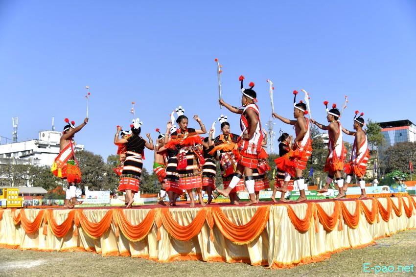 Cultural Programme : Beating of the Retreat - 77th Indian Republic Day at Manipur Rifles, Imphal :: 27th January 2026
