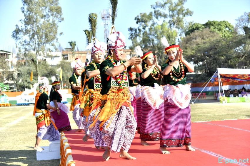 Cultural Programme : Beating of the Retreat - 77th Indian Republic Day at Manipur Rifles, Imphal :: 27th January 2026