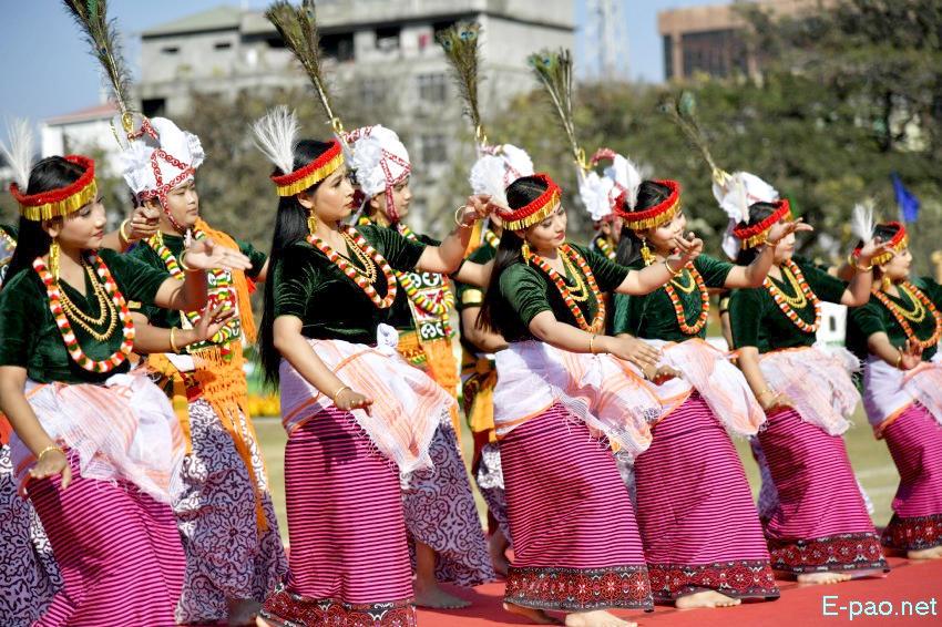 Cultural Programme : Beating of the Retreat - 77th Indian Republic Day at Manipur Rifles, Imphal :: 27th January 2026